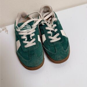Zara kids green fashion sneaker leather EU 31 US 13